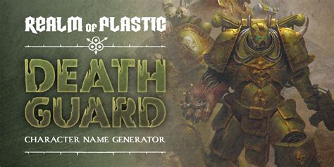 realm of plastic|warhammer 40k character names.